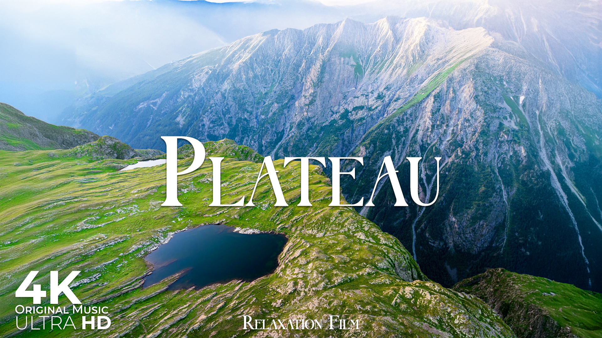 Plateau 4K • Peaceful Nature Relaxation Film with Calming Piano Music | 4K Ultra HD