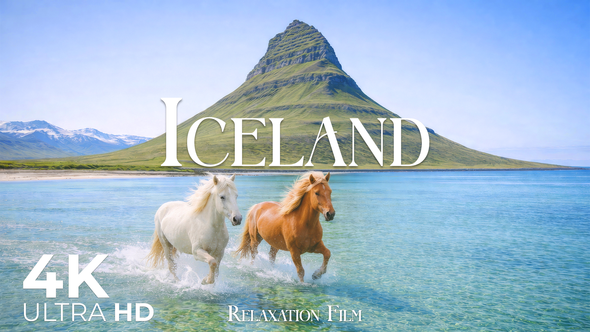 Iceland 4K • INCREDIBLE Untouched Nature with Meditation Music | Ultra HD Relaxation Film