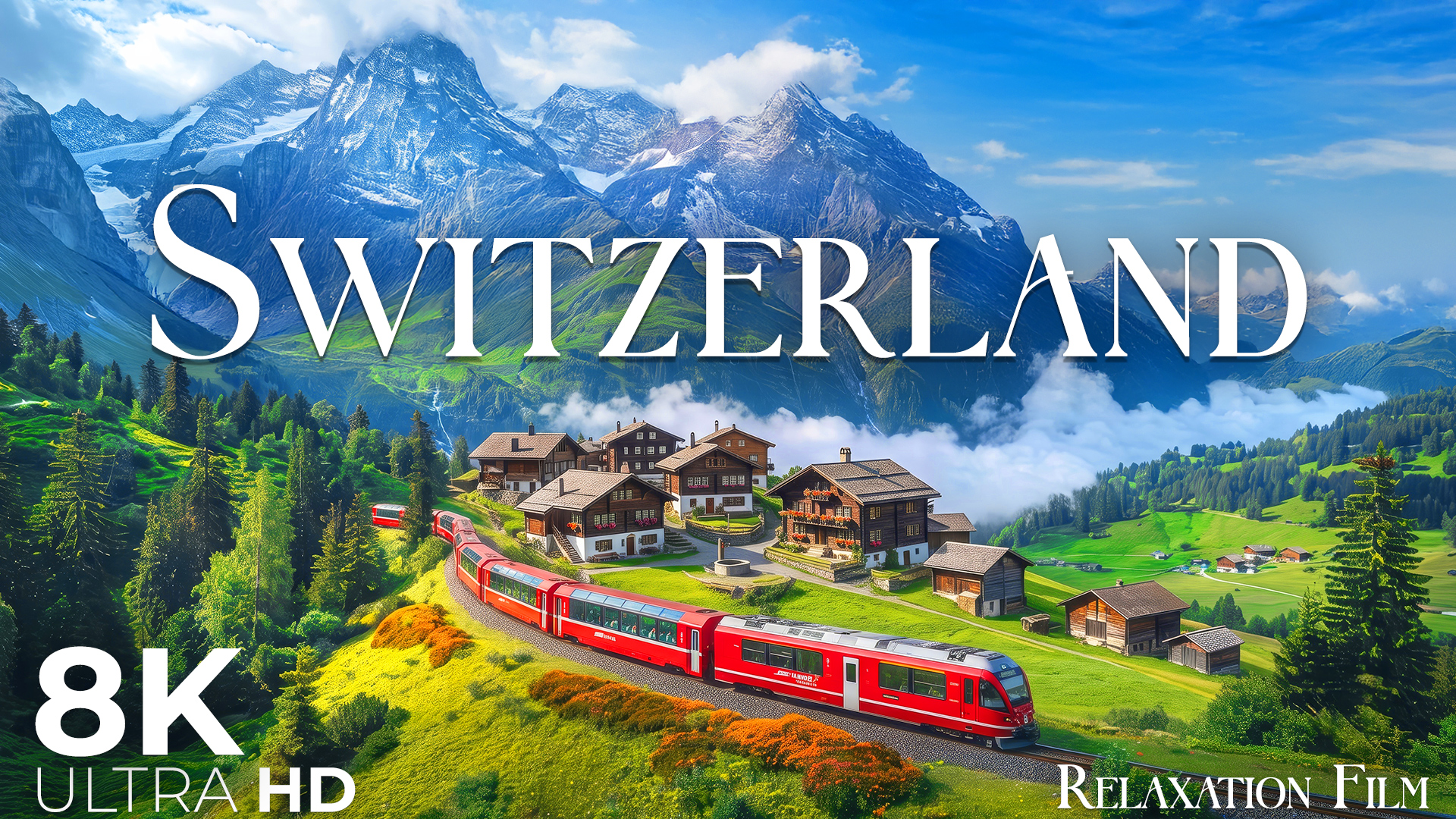 Switzerland 8K – Beautiful Journey Through the Swiss Alps and Villages